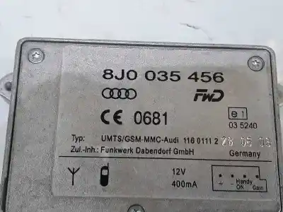 Автозапчасти б/у антенный усилитель за audi a4 b8 (8k2) 2.0 tfsi ссылки oem iam 8j0035456  8j0035456