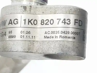 Автозапчастина б/у труби кондиціонації для audi a3 sportback (8pa) 1.6 tdi посилання на oem iam 1k0820743fd  1k0820743fd