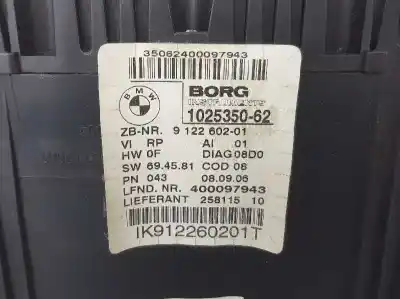 Second-hand car spare part dashboard for bmw 3 (e90) 320 d oem iam references 62109316127  9122602