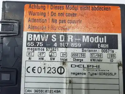 Second-hand car spare part electronic module for bmw serie 3 cabrio (e46) 2.5 24v oem iam references 65754107859  65754107859