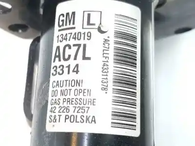 Автозапчасти б/у передний левый амортизатор за opel astra j sports tourer (p10) 2.0 cdti (35) ссылки oem iam 13474019  422267257