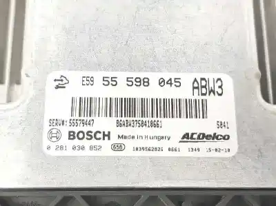 Автозапчастина б/у ебу контролер двигуна для opel astra j sports tourer (p10) 2.0 cdti (35) посилання на oem iam 55598045  0281030852