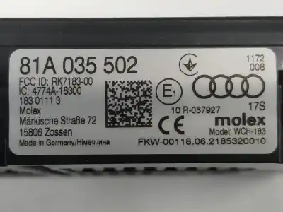 Second-hand car spare part electronic module for seat ibiza 1.0 tsi oem iam references 81a035502  81a035502
