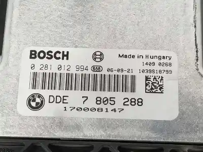 Recambio de automóvil de segunda mano de centralita motor uce para bmw serie 3 berlina (e90) 3.0 325d referencias oem iam 7805288 0281012994 7805293 