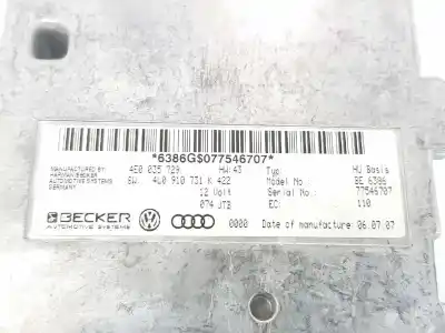 Peça sobressalente para automóvel em segunda mão módulo eletrônico por audi q7 (4l) 3.0 v6 24v tdi referências oem iam 4e0035729  4e0035729