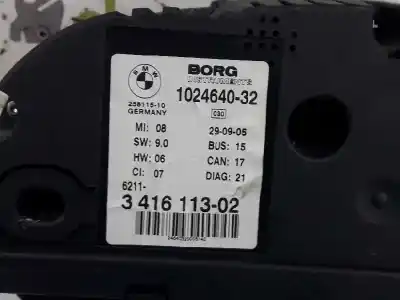 Peça sobressalente para automóvel em segunda mão quadrante por bmw x3 (e83) 2.0 d referências oem iam 62113416113  102464030 borg instruments