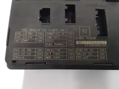 Second-hand car spare part fuse box unit for nissan note (e12) 1.2 oem iam references 284b71hz2a  284b71hz2a