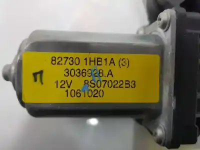 Second-hand car spare part passenger side right window regulator for nissan note (e12) 1.2 oem iam references 827301hb1a  827301hb1a