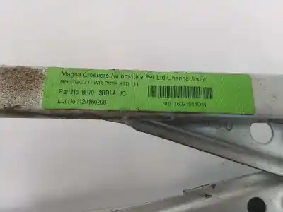 Second-hand car spare part driver left window regulator for nissan note (e12) 1.2 oem iam references 807013bb0a  807013bb0a