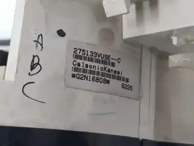 Pièce détachée automobile d'occasion commande de climatisation / chauffage pour nissan note ii (e12) 1.4 visia références oem iam 275133vu9e  275133vu9e