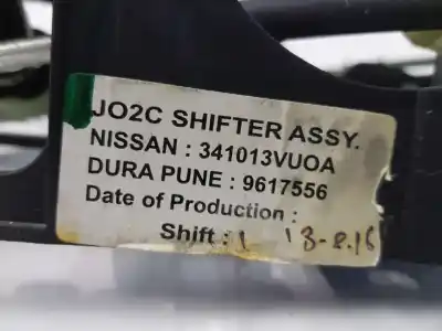 Second-hand car spare part gear lever for nissan note ii (e12) 1.4 visia oem iam references 341013vu0a  341013vu0a