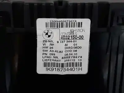 Peça sobressalente para automóvel em segunda mão quadrante por bmw x1 (e84) 2.0 turbodiesel cat referências oem iam 62109316127  9316127