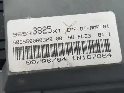 Second-hand car spare part multifunction display for citroen c2 (jm_) 1.4 hdi oem iam references 96533825xt  96533825xt