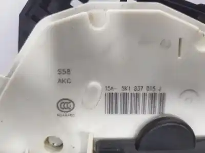 Автозапчасти б/у замок левой передней двери за seat leon (5f1) 1.6 tdi ссылки oem iam 5k1837015j  5k1837015j