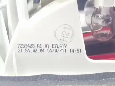 Second-hand car spare part interior rear right light for bmw 3 (e90) 318 i oem iam references 7289428  63217289428