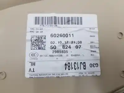 Автозапчасти б/у обивка задней левой двери за bmw 5 (g30, f90) 520 i ссылки oem iam 51427477131  51427477131