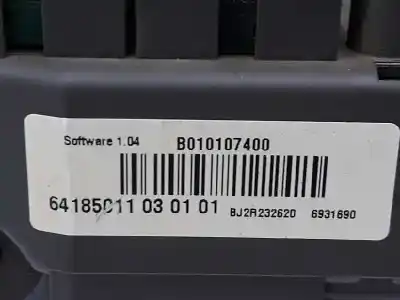 Second-hand car spare part fuse box unit for bmw x5 (e70) 3.0 d oem iam references 61149145115  61149145115