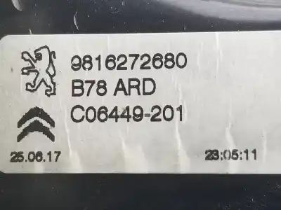 Автозапчасти б/у задний правый стеклорегулятор за citroen c4 picasso ii 1.6 bluehdi 120 ссылки oem iam 9676172380  9676172380