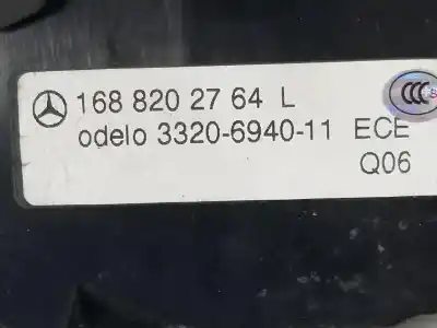 Peça sobressalente para automóvel em segunda mão farolim traseiro esquerdo por clase c clase a 1.6 referências oem iam a1688200964  a1688200164