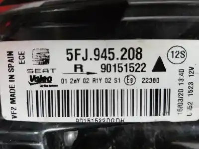 Gebrauchtes Autoersatzteil heckleuchte rechts zum seat tarraco 2.0 tdi oem-iam-referenzen 5fj945208 90151522 