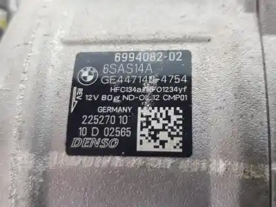 Автозапчасти б/у компрессор кондиционера воздуха за bmw x3 (g01, f97) xdrive 30d ссылки oem iam 64526994082  6994082