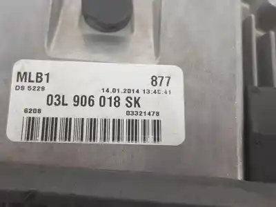 Автозапчасти б/у блок управления двигателем за audi a4 b8 avant (8k5) 2.0 tdi ссылки oem iam f03l906018sk  f03l906018sk