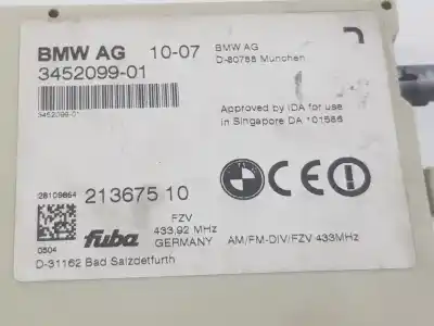 Second-hand car spare part antenna amplifier for bmw x3 (e83) 2.0 turbodiesel cat oem iam references 3452099  65203452099