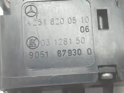 Peça sobressalente para automóvel em segunda mão botão / interruptor elevador vidro dianteiro direito por mercedes clase m 3.0 cdi referências oem iam a2518200510 a2518200510 