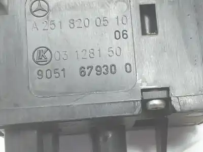 Peça sobressalente para automóvel em segunda mão botão / interruptor elevador vidro traseiro esquerdo por mercedes clase m 3.0 cdi referências oem iam a2518200510 a2518200510 