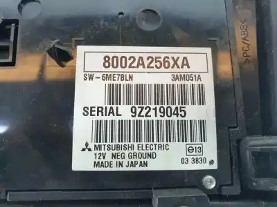 Peça sobressalente para automóvel em segunda mão comandos de alavanca por mitsubishi montero (v80/v90) 3.2 di-d intense referências oem iam 8002a256xa  8002a256xa
