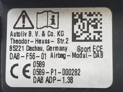 Second-hand car spare part front left air bag for mini mini clubman (f54) one oem iam references 32309462208  9462208