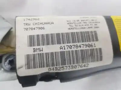Автозапчасти б/у левая задняя подушка безопасности за bmw x5 (e53) 3.0 d ссылки oem iam 7078479  72127078479