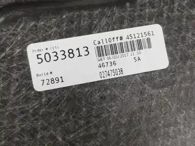 Автозапчастина б/у оббівка багажника для bmw x5 (f15, f85) xdrive 40 d посилання на oem iam 51477326490  51477326490