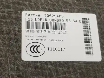 Автозапчастина б/у оббівка багажника для bmw x5 (f15, f85) xdrive 40 d посилання на oem iam 51477326490  51477326490