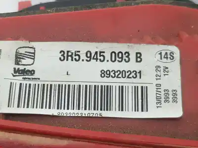 Second-hand car spare part interior left tailgate light for seat exeo (3r2) 2.0 tdi oem iam references 3r5945093b  3r5945093b