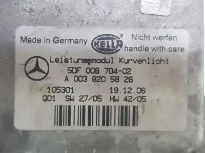 Автозапчастина б/у блок управління ксеноновими фарами для mercedes-benz clase m (w164) ml 320 cdi 4-matic (164.122) посилання на oem iam a0038205826  5df008704