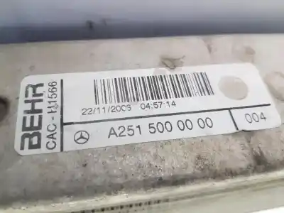 Автозапчасти б/у интеркулер за mercedes-benz clase m (w164) ml 320 cdi 4-matic (164.122) ссылки oem iam a1645001900