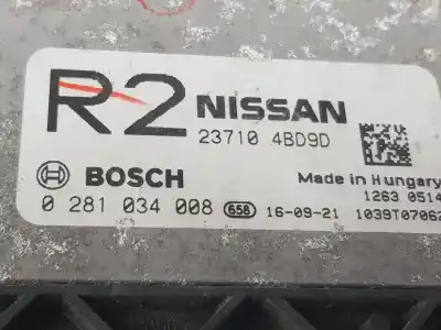 Second-hand car spare part ecu engine control for nissan xtrail 2.0 dci d oem iam references 237104bd9d  0281034008