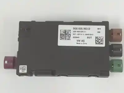 İkinci el araba yedek parçası elektronik modül için volkswagen troc 1.0 tsi oem iam referansları 5g0035953d