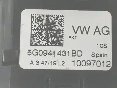 Автозапчастина б/у управління світлом для volkswagen t-roc 1.0 tsi посилання на oem iam 5g0941431bd 5g0941431bd 