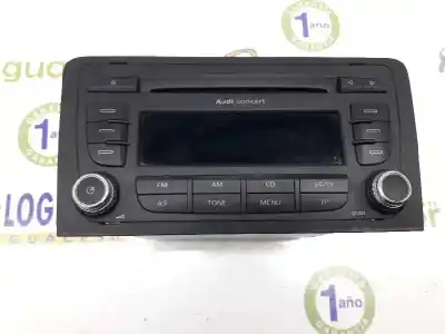 Second-hand car spare part audio system / radio cd for audi a3 sportback (8pa) 1.6 tdi oem iam references 8p0057186ab