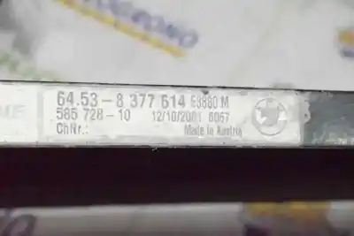 Peça sobressalente para automóvel em segunda mão condensador / radiador de ar condicionado por bmw 3 compact (e46) 318 ti referências oem iam 64538377614  64538377614