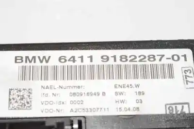 Peça sobressalente para automóvel em segunda mão comando de sofagem (chauffage / ar condicionado) por bmw 1 coupé (e82) 123 d referências oem iam 64119199260  64119199260
