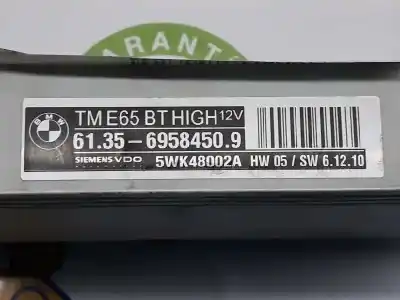 Автозапчасти б/у закрытый распределительный щит за bmw serie 7 (e65/e66) 730d ссылки oem iam 61356958450  siemens 5wk48002a