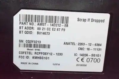 Автозапчасти б/у блок управления телефоном за ford cmax 1.0 ecoboost ссылки oem iam am5t14d212eb  am5t14d212eb