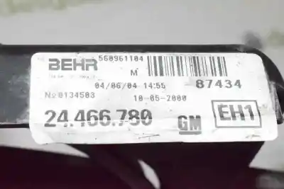 Автозапчастина б/у електро вентилятор для opel corsa c (x01) 1.3 cdti (f08, f68) посилання на oem iam 24466780  