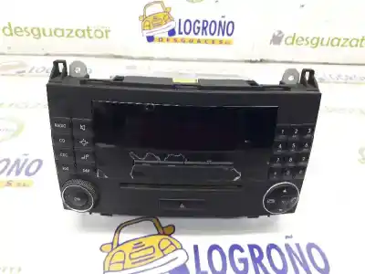 Second-hand car spare part audio system / radio cd for clase c clase a 2.0 cdi oem iam references a1698207589