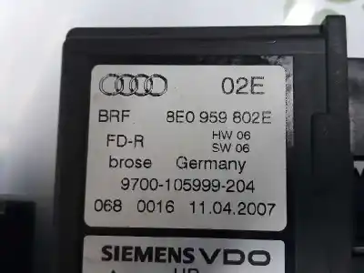 Автозапчастина б/у регулятор скла заднього правого для audi a4 b7 avant (8ed) 2.0 tdi 16v посилання на oem iam 8e0839462c  8e0959802e