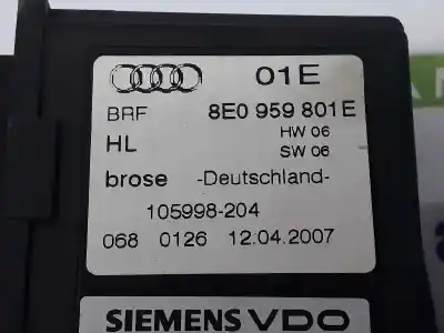 Автозапчасти б/у регулятор стекла заднего левого за audi a4 b7 avant (8ed) 2.0 tdi 16v ссылки oem iam 8e0839461c  8e0959801e