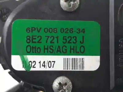 Автозапчастина б/у педальний потенціометр для audi a4 b7 avant (8ed) 2.0 tdi 16v посилання на oem iam 8e2721523j  8e2721523j